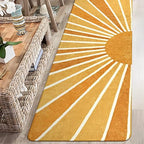 Lahome Boho Hallway Runner Rug 2x6, Non-Slip Washable Rainbow Sun Rug by Lahome