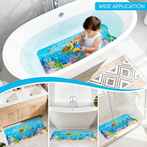 Baby Bath Mat for Tub, Non Slip Kids Bath Shower Mat - Image 7