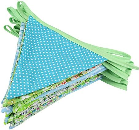 10M/32Ft Triangle Bunting Banner, Baby Shower, Outdoor and Home Decorations - Image 4