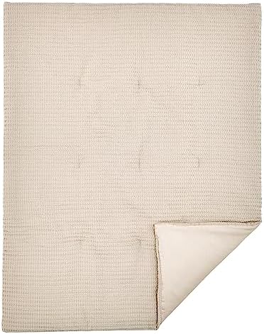 Levtex Baby - Mills Waffle Crib Bed Set - Baby Nursery Set - Taupe - Taupe - Image 4