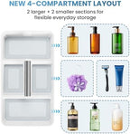BYUNER 2Pack Plastic Shower Caddy: Portable Shower & Bathroom Caddy Tote - Image 6
