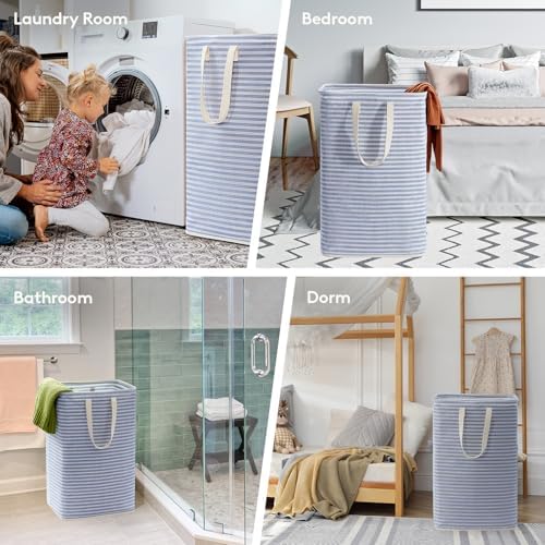 Lifewit 80L Large Laundry Baskets, 1 Pack, Reinforced Handles - Image 6