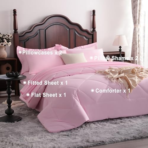 NTBAY Queen Microfiber Bed in a Bag, Comforter Set - Image 4