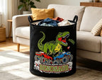 ESSME Kids Laundry Basket, Dinosaur Hamper Collapsible Canvas Waterproof - Image 6