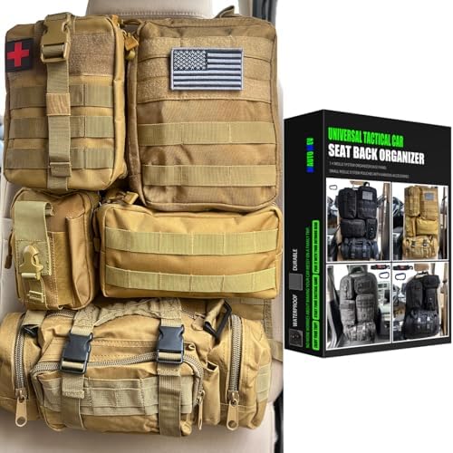 7 PACK Tactical Seat back organizer Truck organizer by AIAUTOAIEVAutoPart