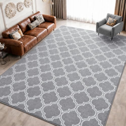 Keeko 7x10 Area Rugs for Living Room, Soft Washable Memory Foam Bedroom Rug by Keeko