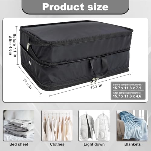 Packing Cubes for Travel Packing Organizers Compression Travel Cubes - Image 3