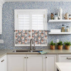 Grey Christmas Kitchen Curtains and Valances Set, Santa Claus Merry Christmas - Image 5