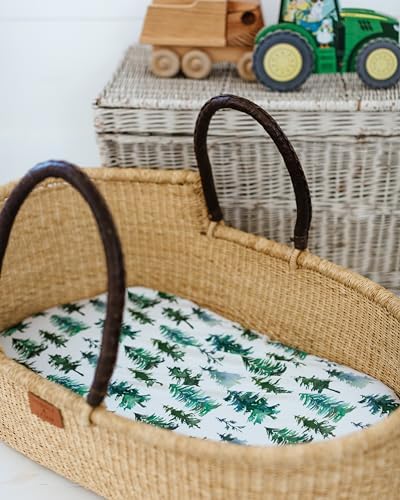 Sorrel + Fern Baby Bassinet Sheets 2-Pack - Image 3