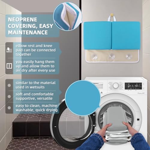 Bath Kneeler and Elbow Rest Set Thick Baby Bath Kneeling Pad Bathing Kneeling - Image 5