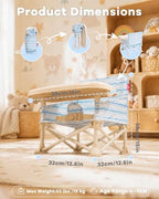 3-in-1 Portable Baby Chair, Foldable Travel Booster Seat - Image 7