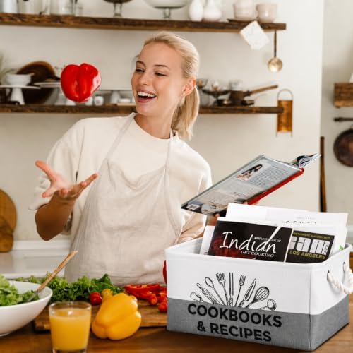 Marsui 1 Pcs Cookbook & Recipe Book Basket Cook Lover Gifts - Image 4