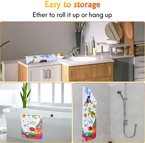 Secopad Bathtub Mat Non Slip, Cartoon Bath Tub Mat, 27.5" x 15" - Image 4