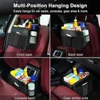 Car Seat Back Organizer Hanging Bag Foldable Backseat Storage Caddy - Image 6