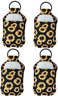 4 Piece Bottle Holder Keyring Neoprene Keychain by RANXIZY