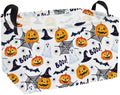 Essme Rectangular Halloween Basket, Ghost Storage Bins Organizer by ESSME