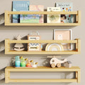 3Pack Solid Wood Floating Shelves by Makestorageclosetolife