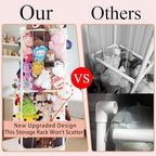 Stuffed Animal Storage Pre-Threaded Bungee Push-Lock Toolless Toy Organizer - Image 5