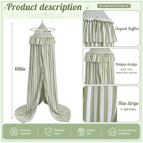 SmoothNovelty Green Bed Canopy - Image 2
