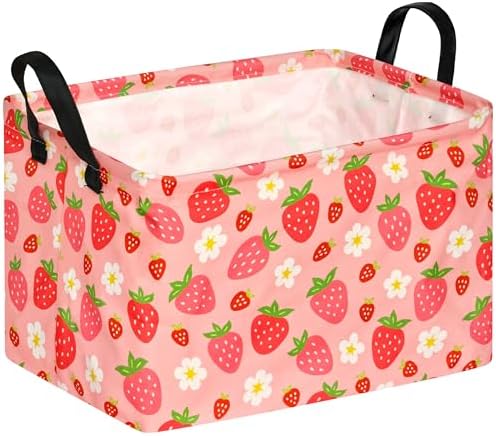 Kid Storage Basket Gift Shelf Basket Toy Storage Bin, Nursery Basket Organizer by KUNRO