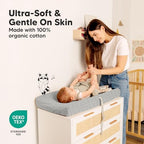 2-Pack Organic Changing Pad Covers - Image 3