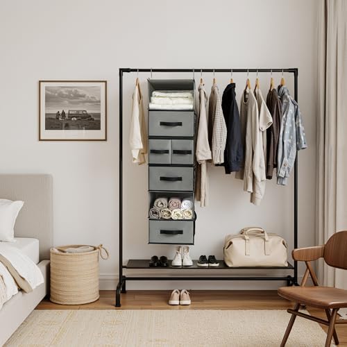 GRANNY SAYS Hanging Closet Organizer, 5 Drawers, 6 Shelves, 6 Pockets - Image 2