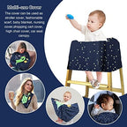 Metplus Baby Car Seat Cover, No Touch Sign Carseat Canopy & Nursing Covers - Image 7