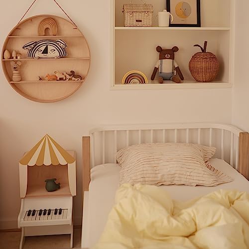 mushie Stretchy & Soft Crib Sheet | Fitted 28" x 52" - Image 4