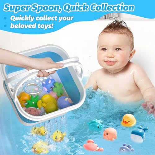 Anivia Foldable Bath Toy Storage Organizer - Image 4