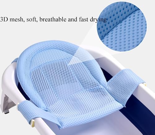 Adjustable Baby Bath Support Mesh Sling Non-Slip Infant Bathtub Shower Net - Image 5