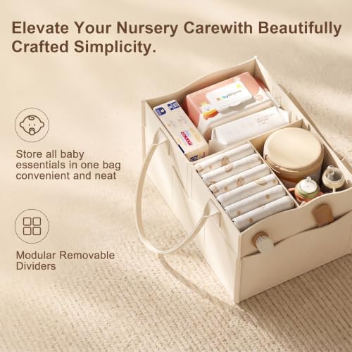 3 Tier Baby Diaper Caddy Cart - Image 6