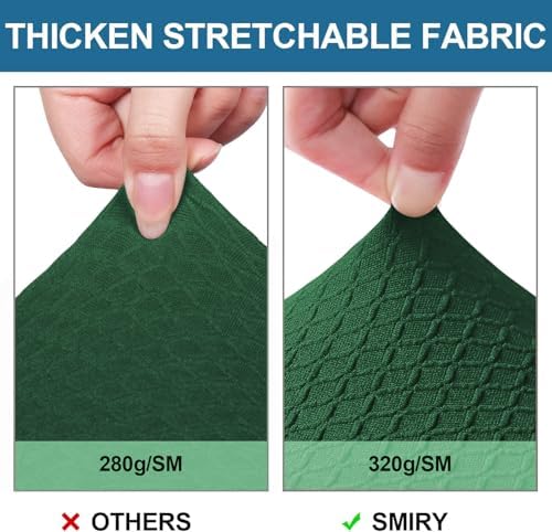 Smiry Waterproof Seat Covers for Dining Room Chairs - Image 4
