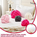 Uvvyui Knot Pillow Ball, Soft Home Decorative Pillows, Round Throw Pillow - Image 3
