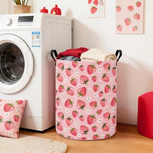 Strawberry Storage Bin Foldable Nursery Organizer Basket - Image 6