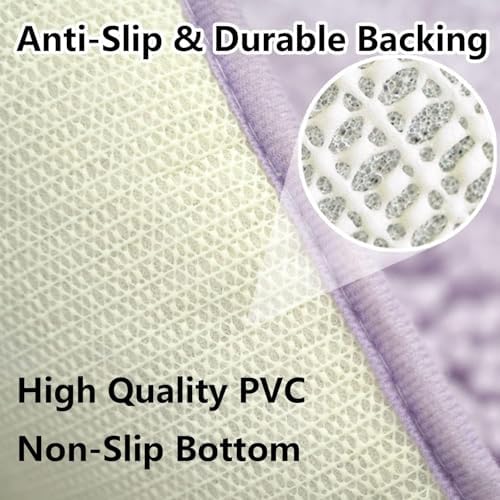 BOANKODU Toilet Rugs U-Shaped, Machine Washable, Bath Mats - Image 5