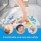 GDV Baby Bath Mat for Tub for Kids, 40 X 16 Inch Extra Large Bathtub Kid Mat - Image 4