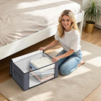 Fab totes 35L Closet Organizers, Foldable Under Bed Storage Containers - Image 5