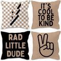 Brown Boy Pillow Covers 18x18 by Nvotell