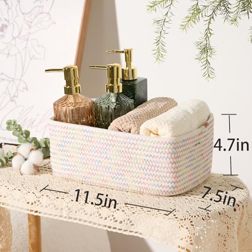 MiniArk Small Storage Baskets for Organizing | Closet Organizer Bins | Shelf - Image 3