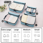 BAGAIL 4 Set/6 Set/8 Set Compression Packing Cubes Travel Accessories - Image 2