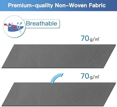 Comforter Storage Bags 120L for Blanket Clothes Bedding Sheet 2 Pack Grey - Image 3