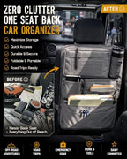RXW All-In-One Back Seat Car Organizer, Fit Cars Trucks Jeeps Pickups Vans - Image 4