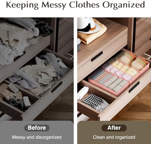 DIMJ Drawer Organiser System, Drawer Organiser, Foldable Storage Box, Drawer - Image 6