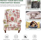 CRFATOP Wingback Chair Covers Stretch Armchair Slipcovers - Image 3