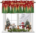 Vandarllin Christmas Kitchen Curtains Valances by VandarllinHomeKitchenDecor