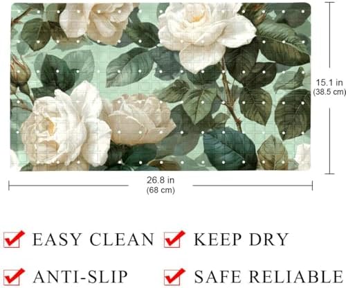 Shower Mat Non Slip 26.8 x 15.1 Inches, Non Slip Bath Mat - Image 4