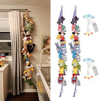 2PCS Stuffed Animals Storage Chain Organizers 80" Cotton Hanging Storage Chain by LONCHDAN