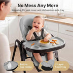 3 in 1 Portable High Chairs for Babies and Toddlers - Image 3