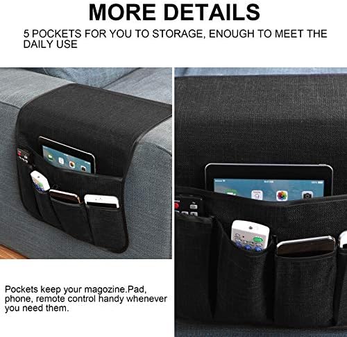Sofa Armrest Organizer Non-Slip Remote Control Holders - Image 2