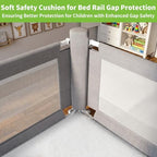 3-Piece Twin Size Bed Rail for Toddlers - Image 3